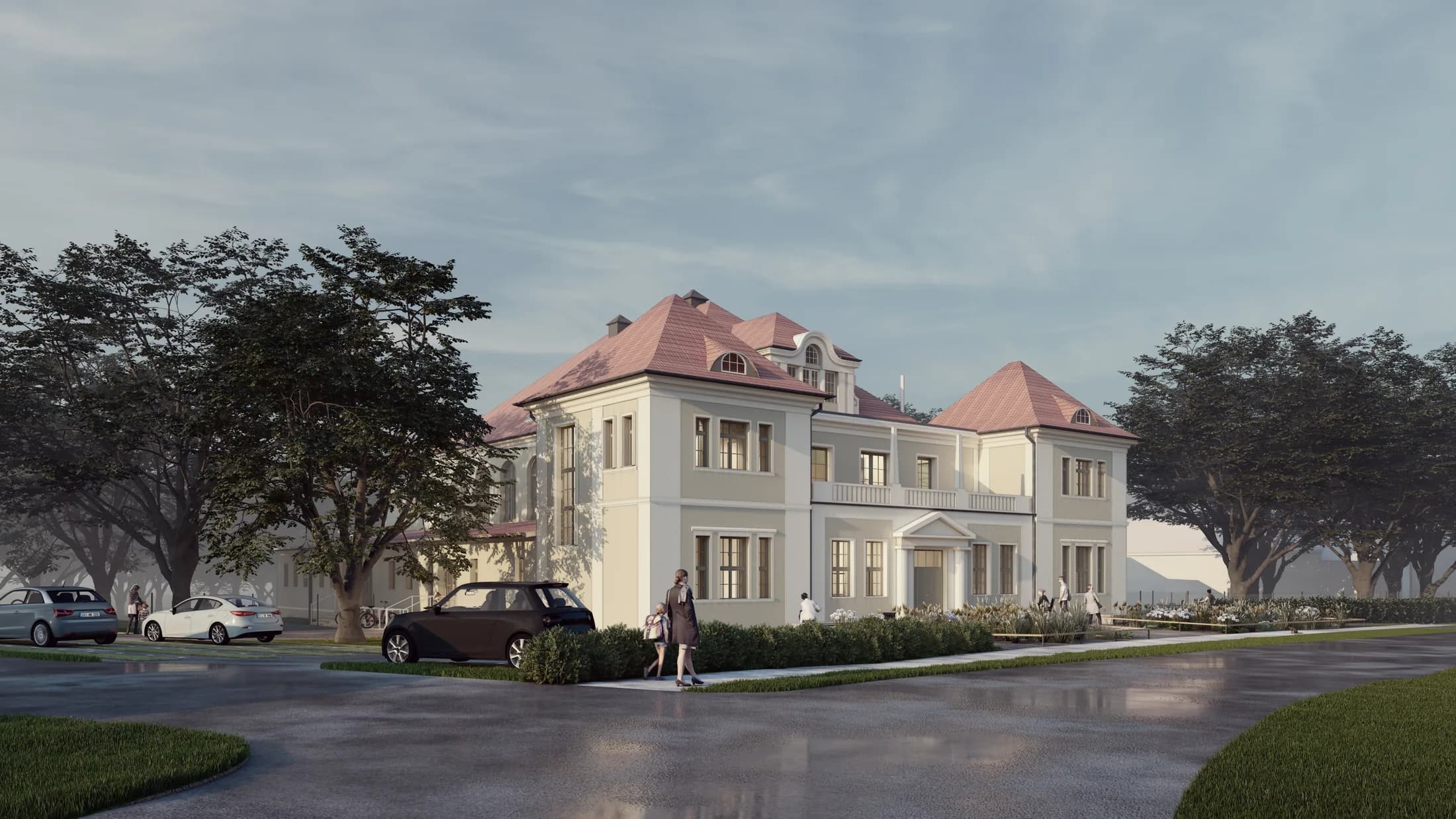 Předprostor sokolovny, Staňkov