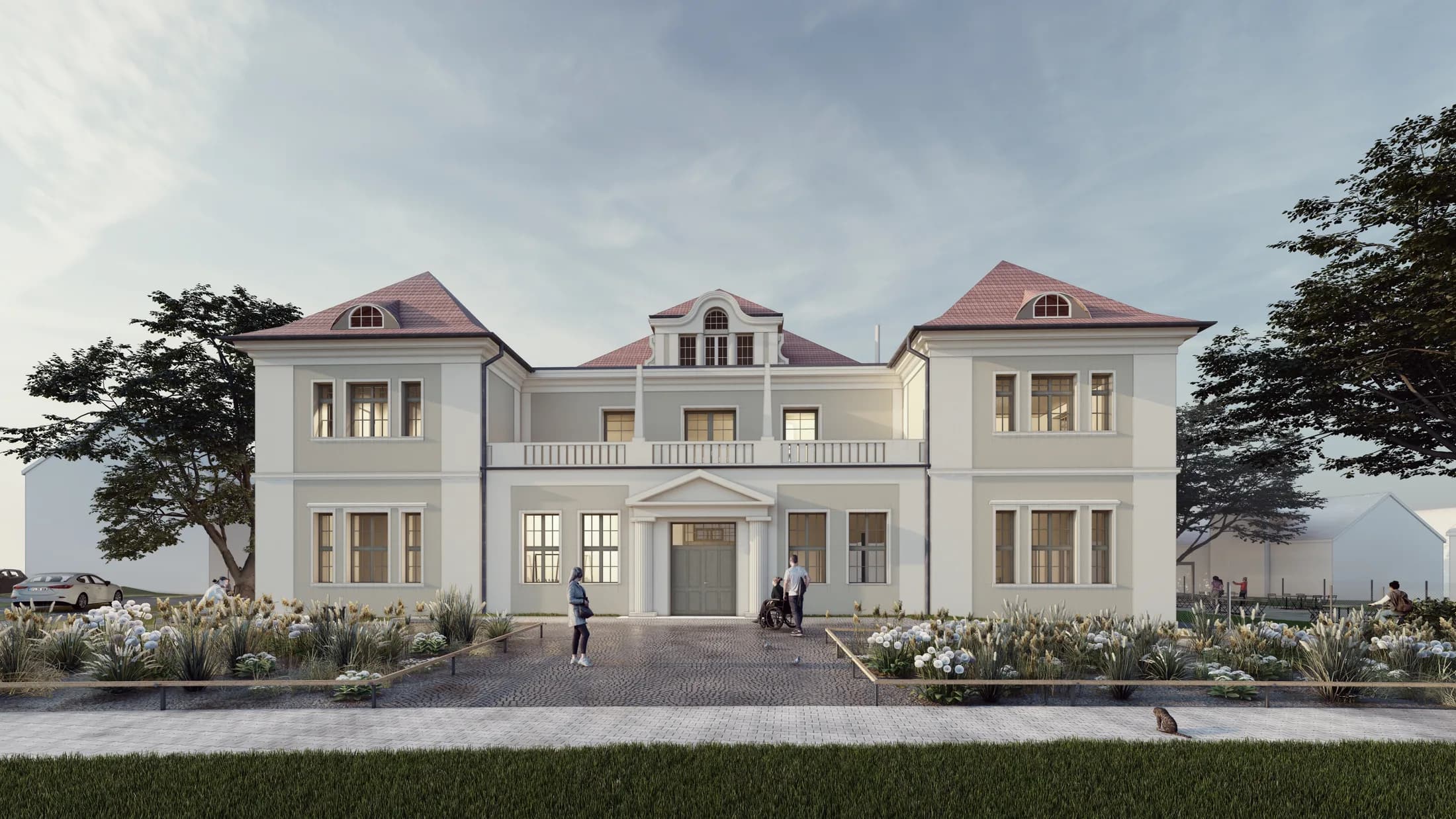 Předprostor sokolovny, Staňkov – fotografie 2